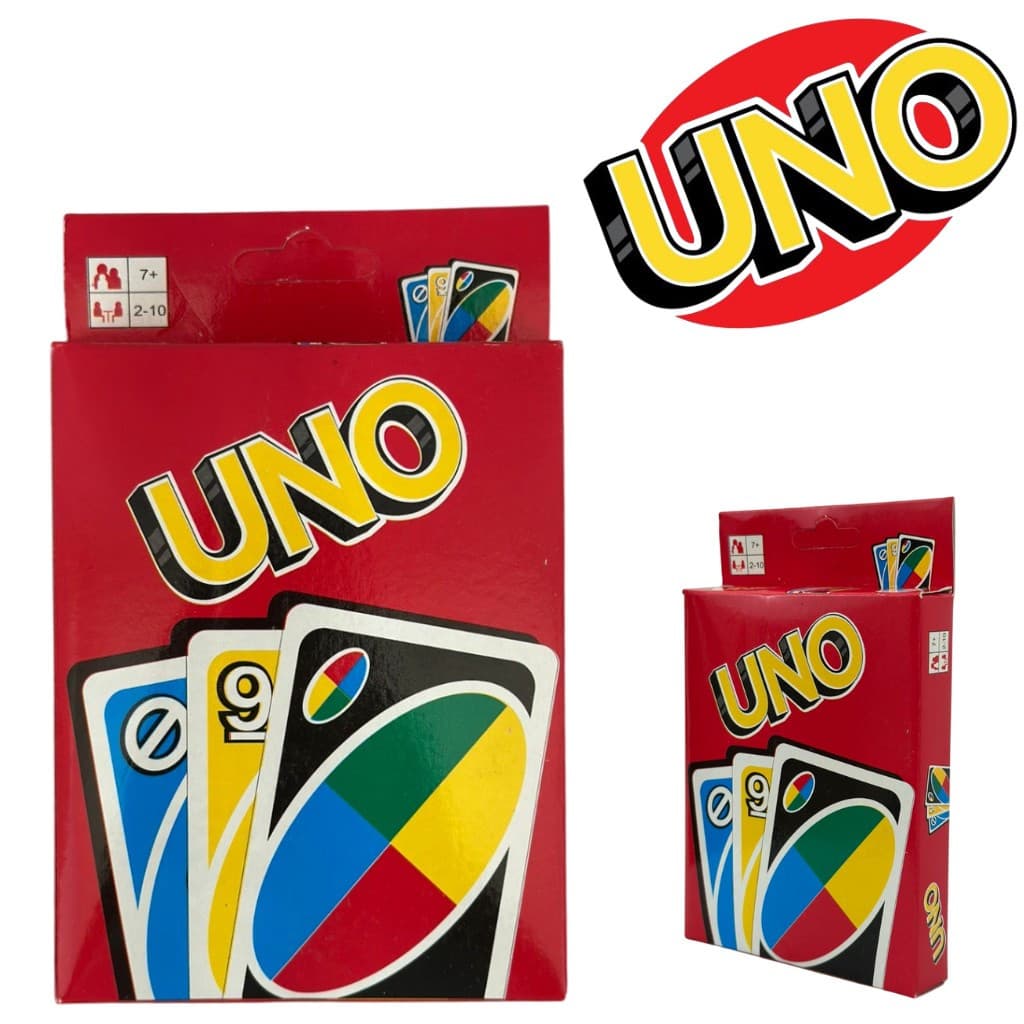 Kit 1 a 4 Jogos de Cartas UNO – Baralho UNO Clássico Jogo de Cartas para Família e Amigos