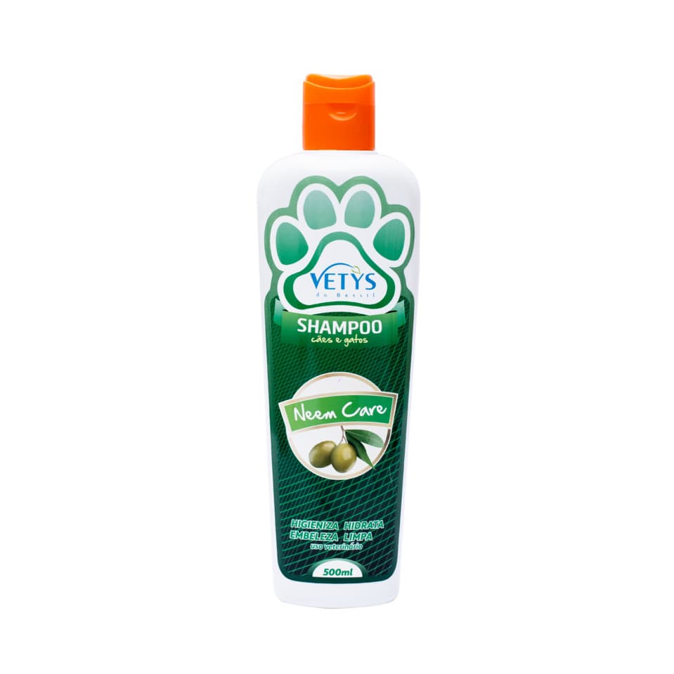 Shampoo Pet Neen Care (pulgas e carrapatos) Vetys do Brasil 500ml (para cães e gatos)
