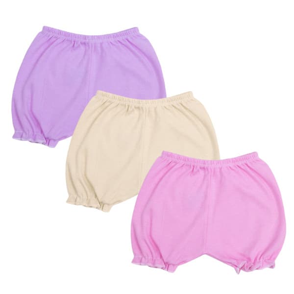Kit 3 Tapa Fralda Menino Menina Bebê Short Algodão Premium