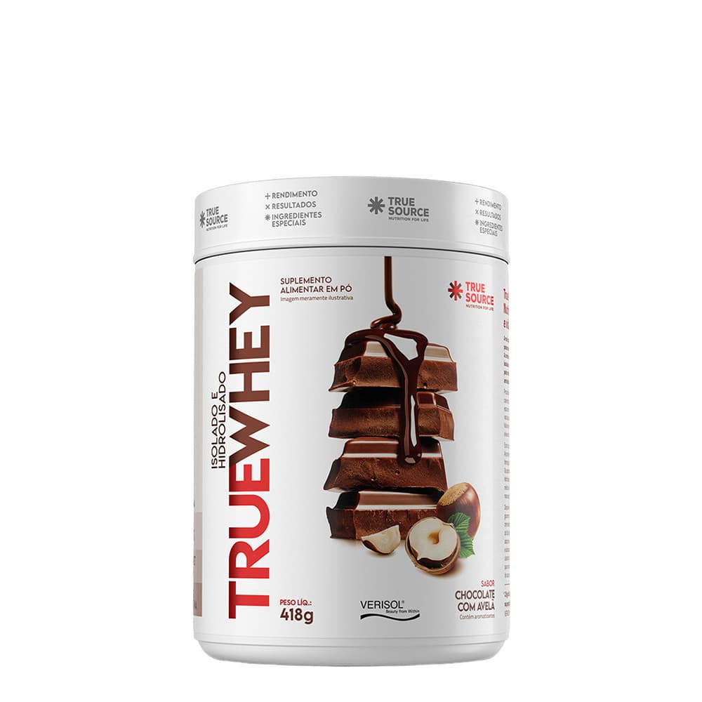 True Whey Protein True Source 418g Chocolate com avelã