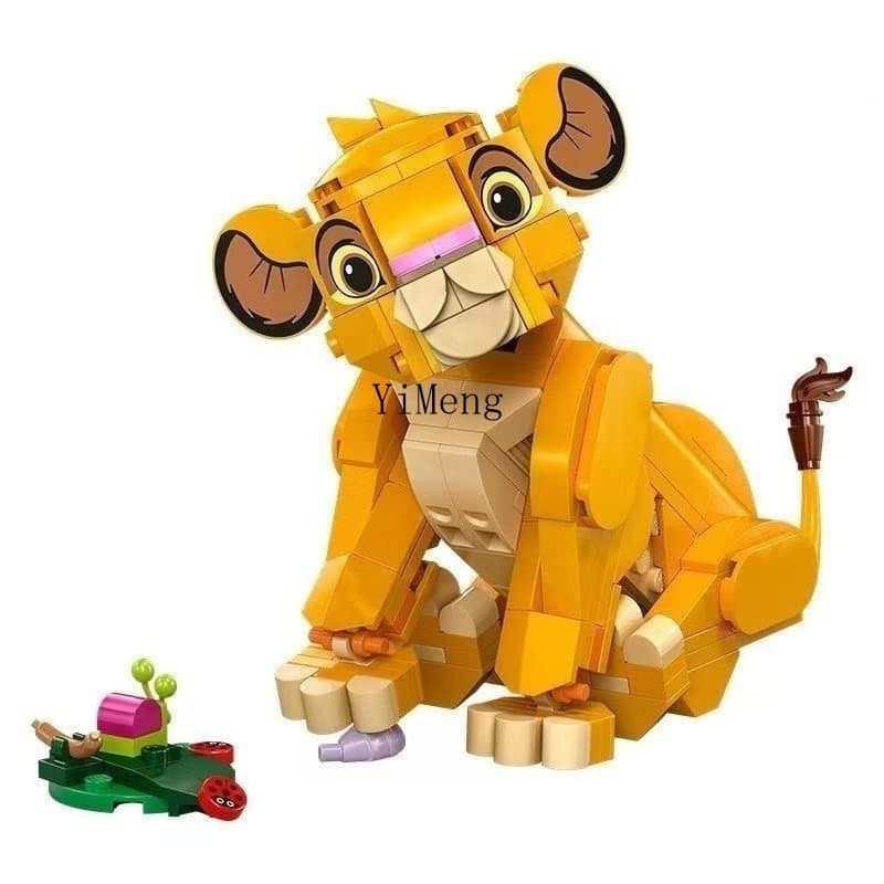 leão Simba montar modelo decorar Compatible Lego Disney menina Crianças brinquedos educativos