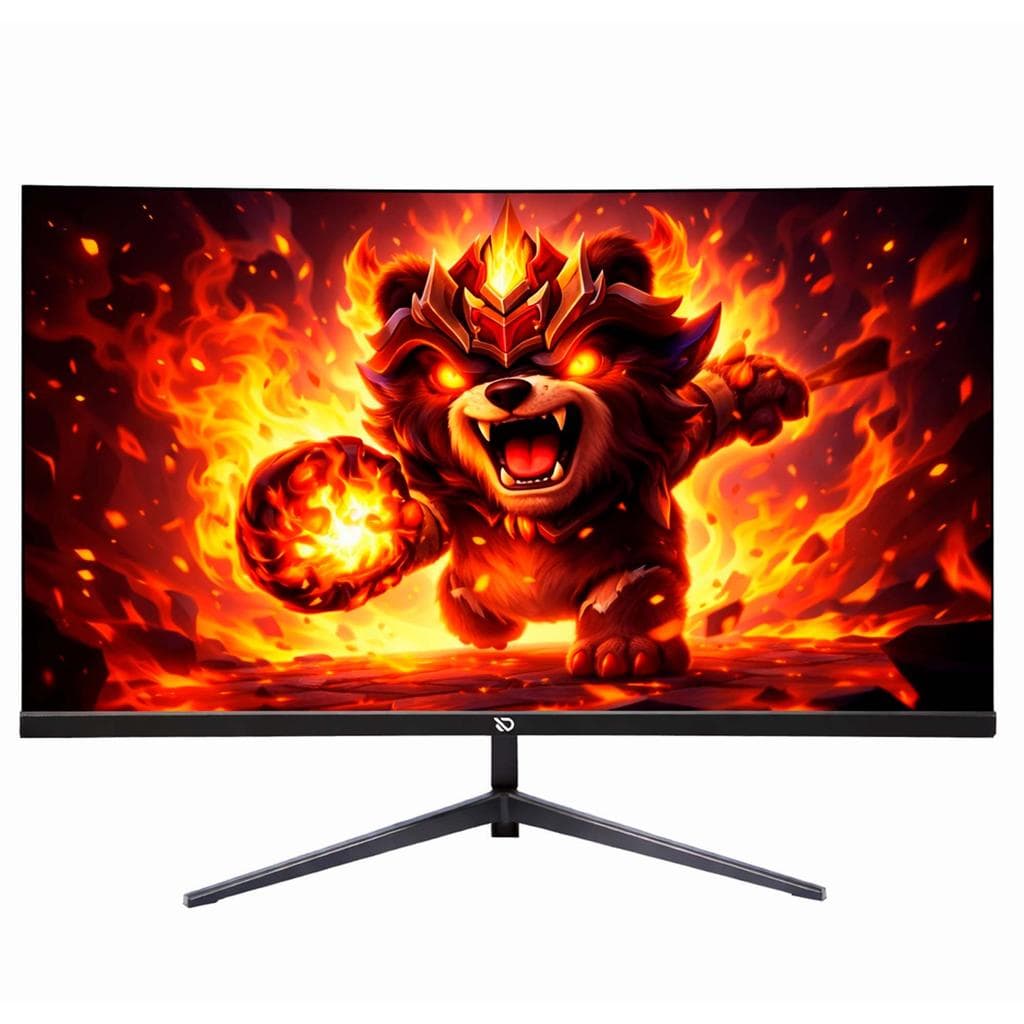 Monitor Gamer Duex 27 Curvo 180hz FHD c/ áudio 1ms Freesync - Preto 127/220v