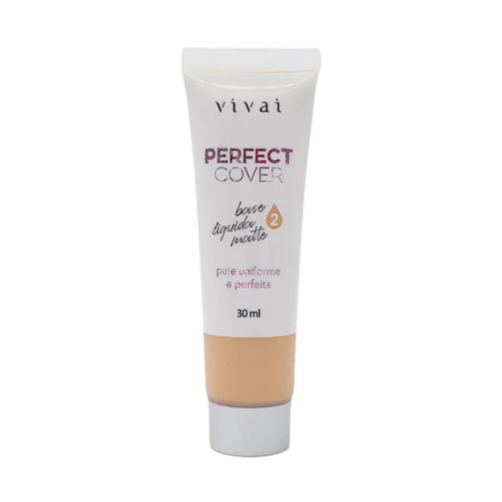 Base Liquida - Matte Perfect Cover Vivai 30Ml Cor:01 - maquiagem