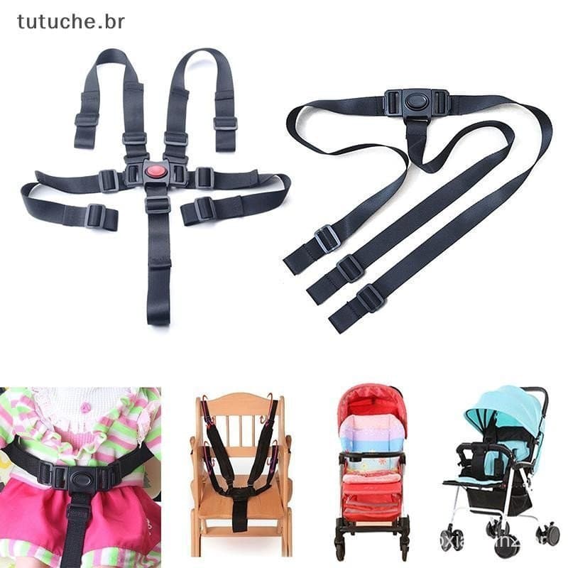 TU Cinto De Segurança Para Cadeira De Jantar De Bebê , 3/5 Pontos , Alimentação Acessórios Carrinho Alta , Cintos BR