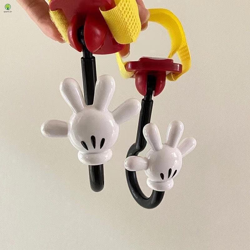 Mickey Mouse Palma Gancho Carrinho De Bebê Bateria Acessório Do Carro Armazenamento Prático