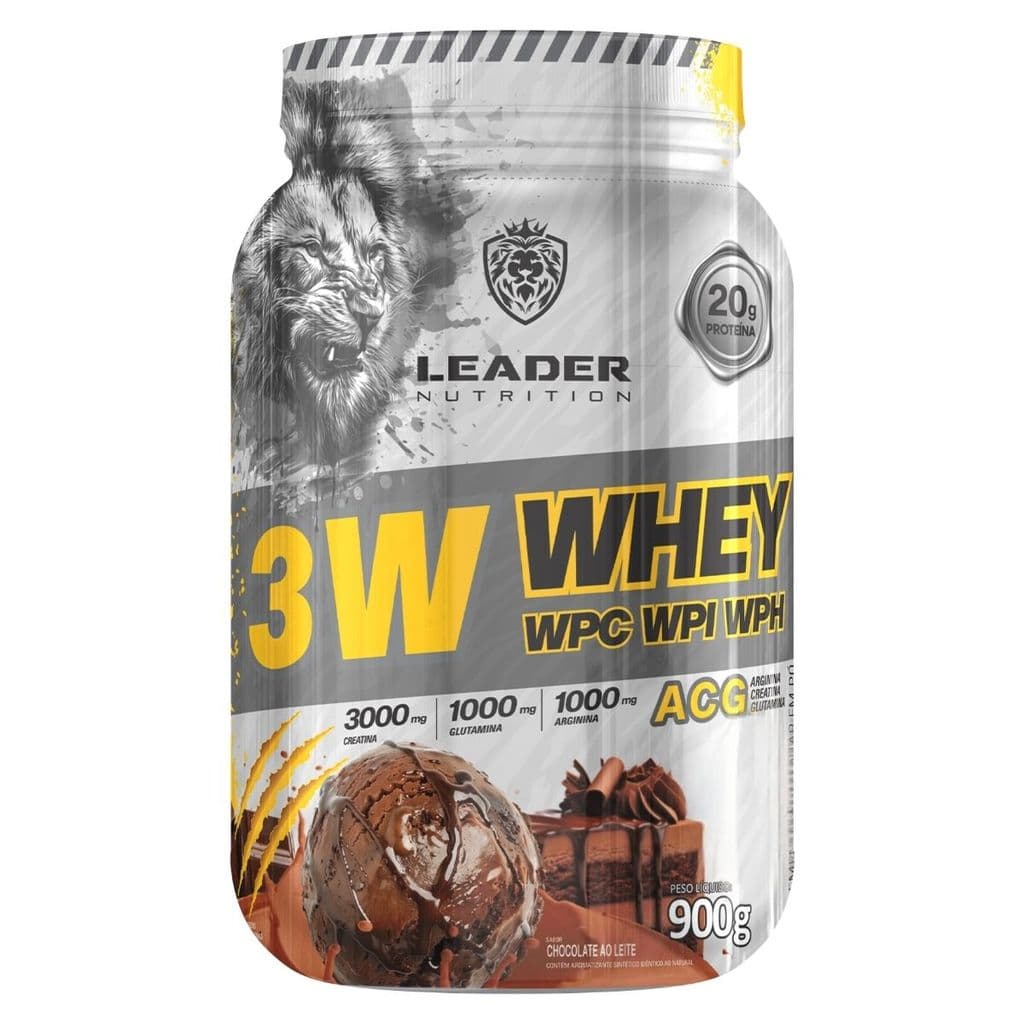 Whey Protein 3W ACG 900g Chocolate | Leader Nutrition
