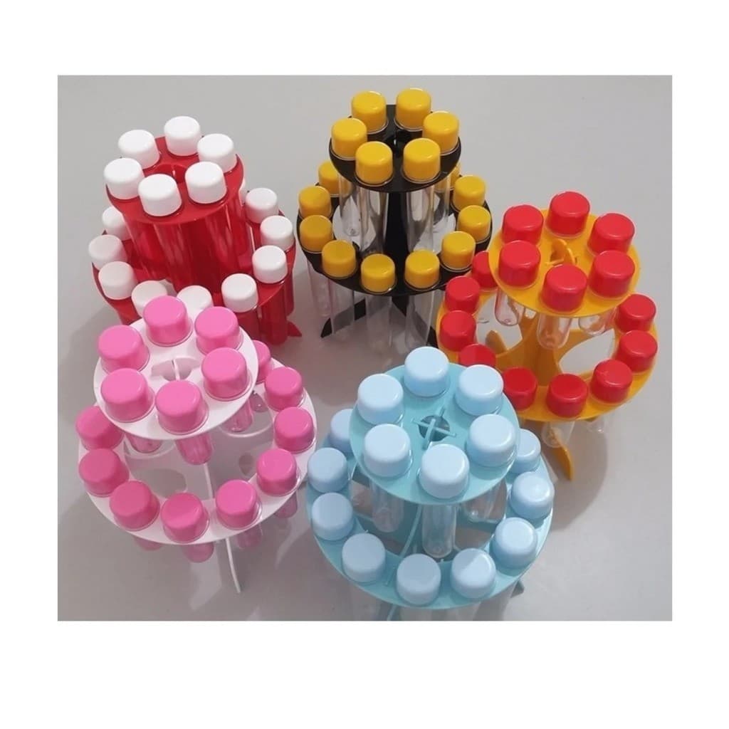 Kit 10/20/30/40/50  Tubete 8cm C/ tampa para Lembrancinhas de Aniversario, Decoração, temperos e personalizados
