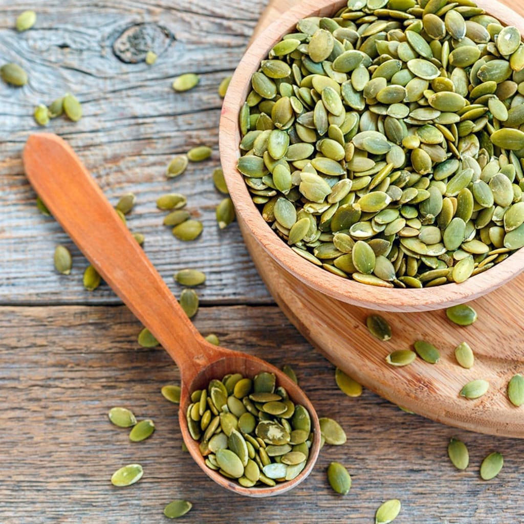 Semente de Abóbora Crua Sem Casca 1000 Unidades Natural para Lanche/Salada/Receitas Snack Saudável