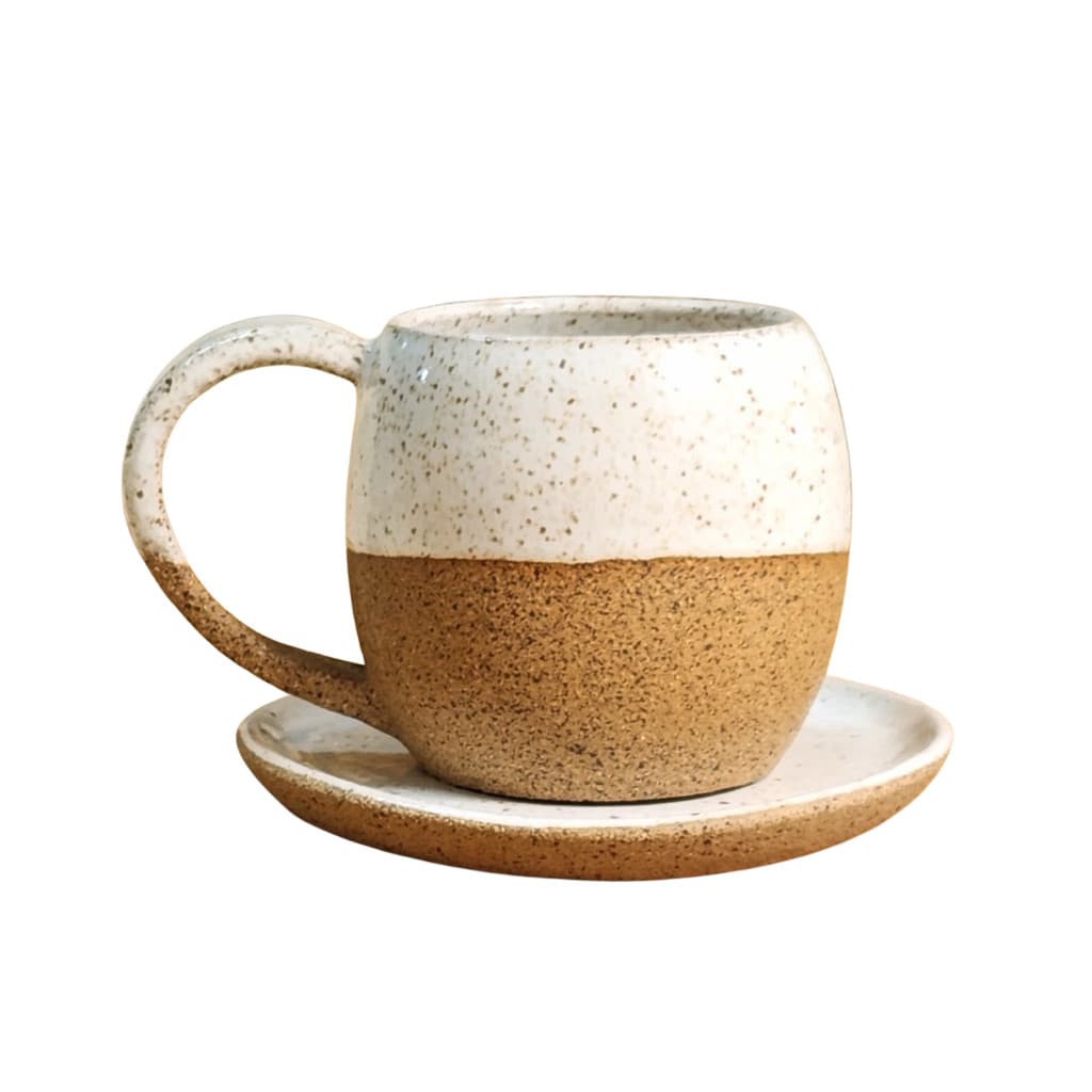 Xícara Orgânica Café Expresso 120ml Cerâmica Artesanal / Chá Louça Cozinha /Decoração / Restaurante