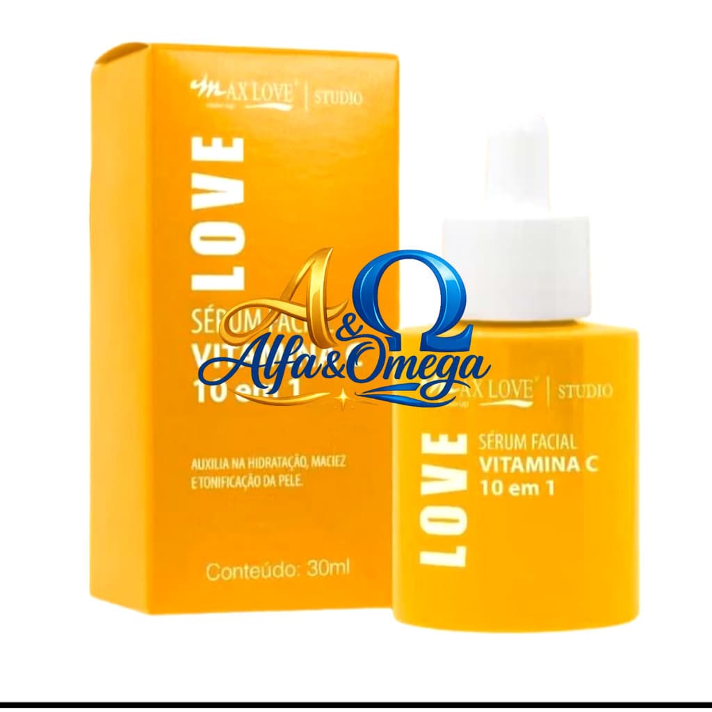 ✨ Sérum Facial Vitamina C 10 em 1 Max Love – Antioxidante, Clareador e HidratanteZYBD