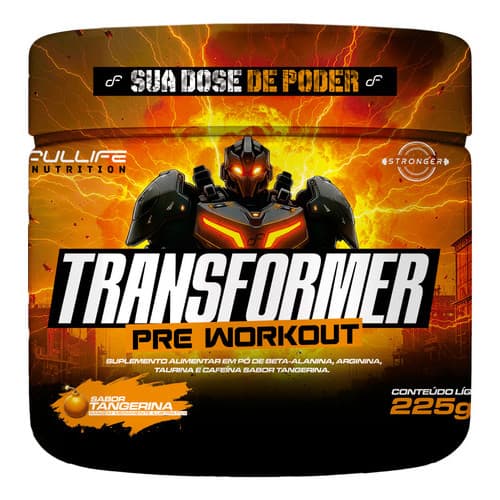 Pré Treino Transformer Fullife 225g Energia Foco Força