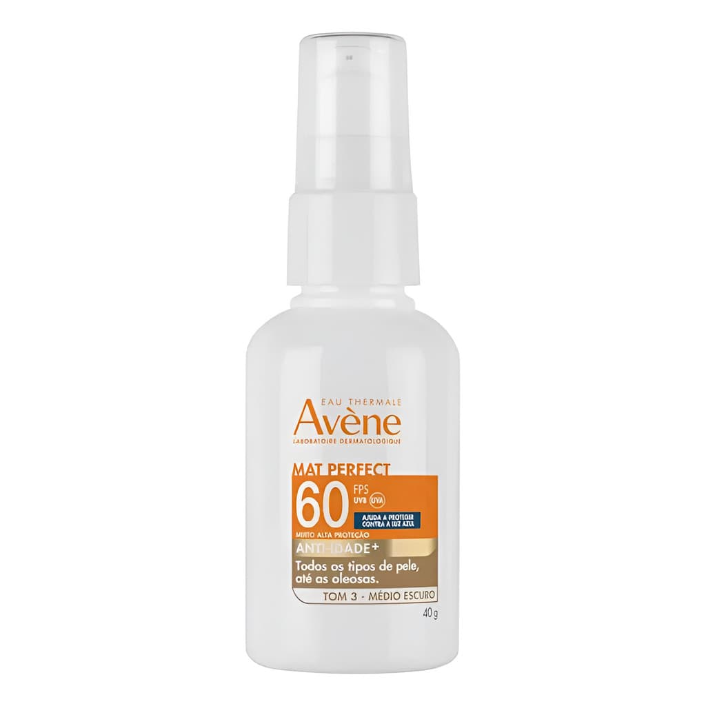 Protetor Avene Mat Perfect Anti Idade Fps60 Médio Escuro 40g