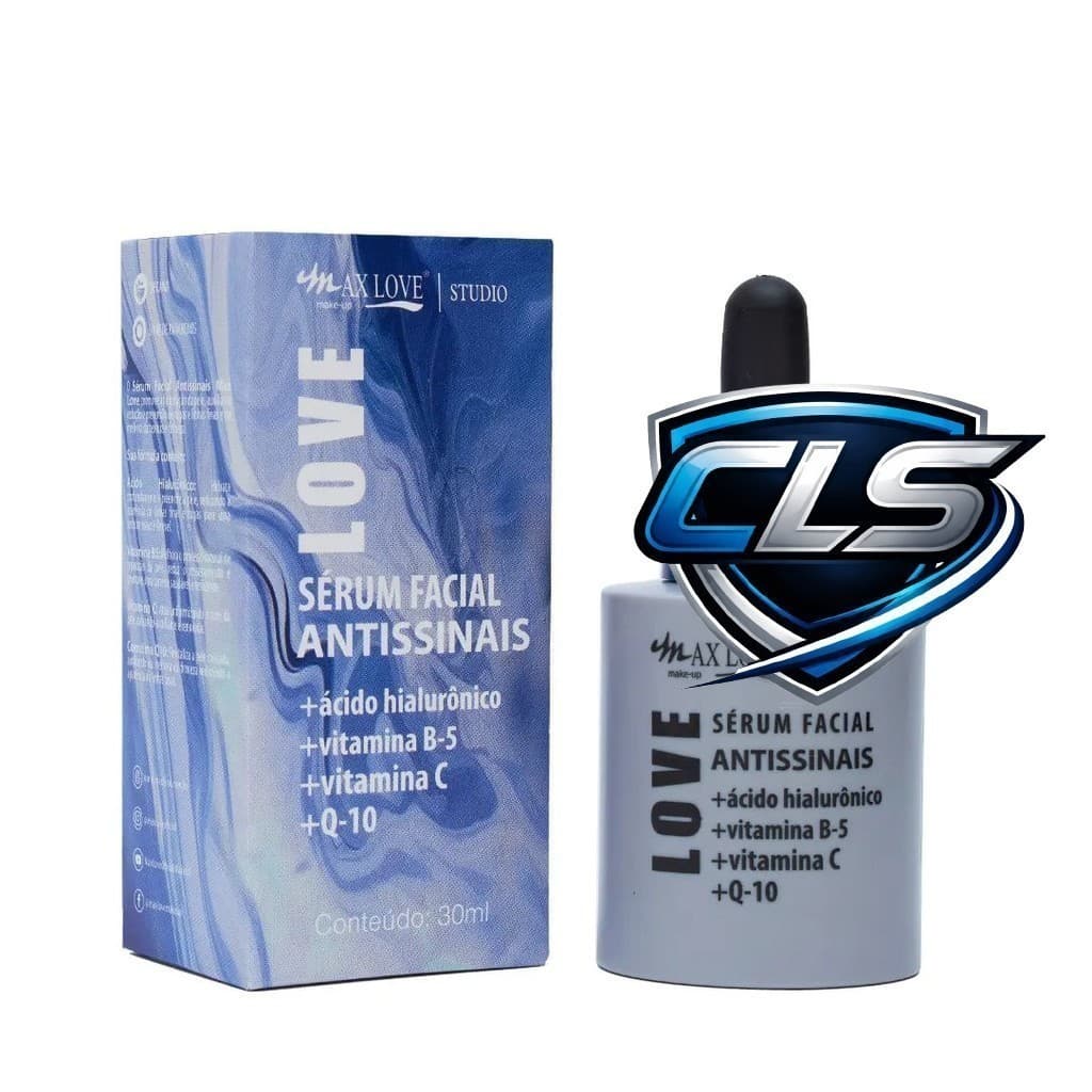 (V)✨ Sérum Facial Antissinais Vitamina C + Q10 Max Love – Firmeza, Luminosidade e Renovação4Q4H