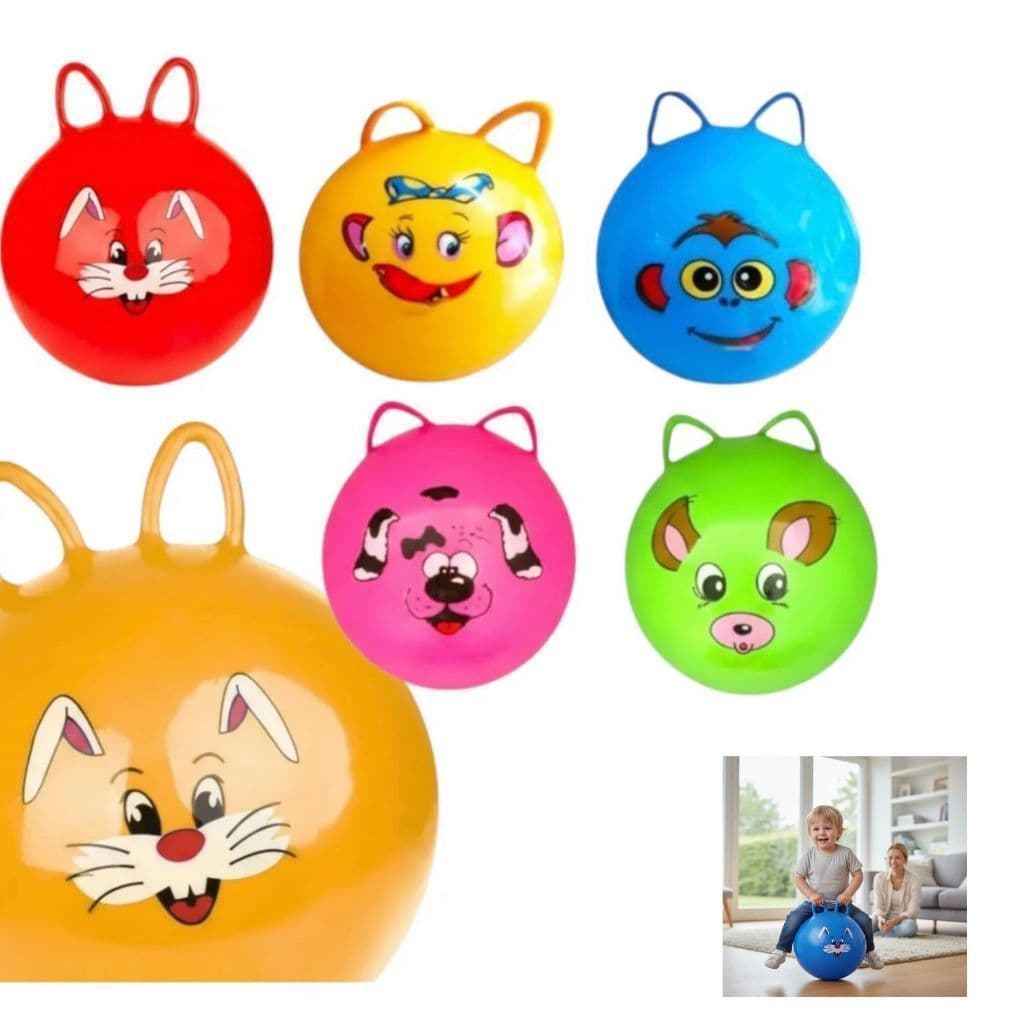 Bola Pula Pula Inflável 40 cm Grande  elastica brinquedo educativo divertido Brinquedo Educativo Infantil Colorido