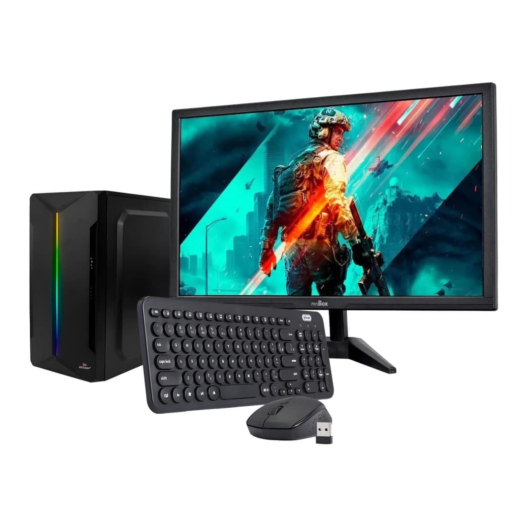 Computador Desktop Pc I5 3º Gera Ssd C/ Monitor 24pol Hd 256 Gb 8 Gb Intel