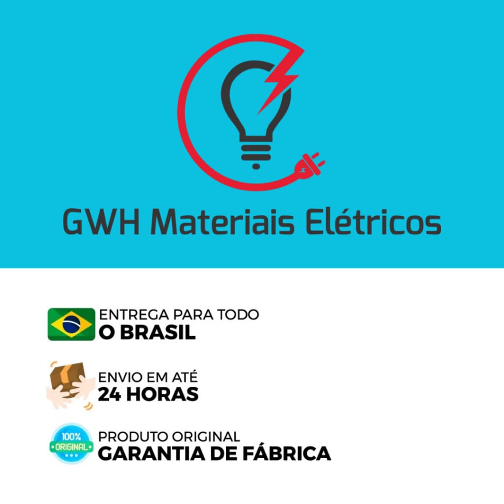 Luminária de Emergência LED 30 LEDs SMD 6W Branco Frio Bivolt LLE630 Lumanti