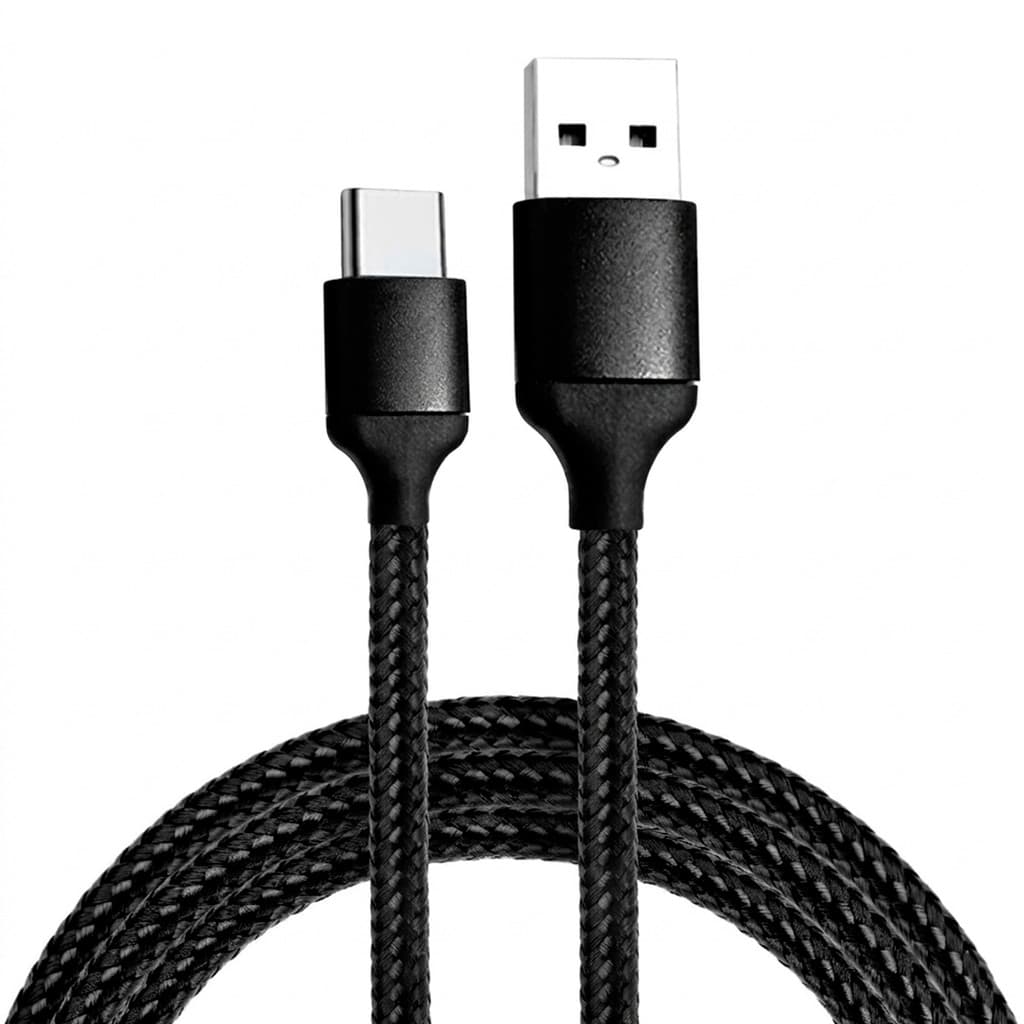 Cabo Tipo C 2 Metros Carga Rápida Turbo 60w Dados Nylon Reforçado Gamer Celular Notebook Macbook