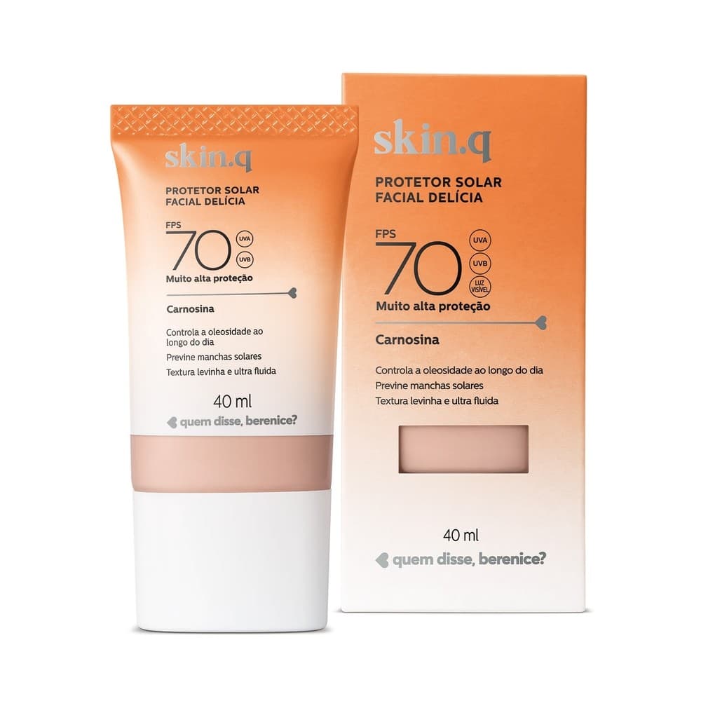 Quem disse, Berenice? Protetor Solar FPS 70 Cor 01 40ml