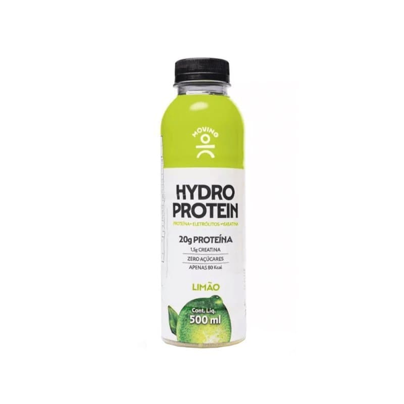 Hydro Protein Bebida Sabor Limão com 20g de Proteína 500ml Moving