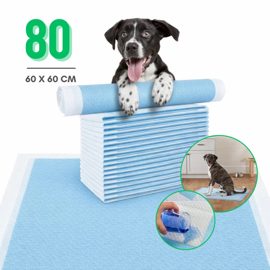 Tapete Higiênico para Cachorro 60x60 cm Descartável Para Cães Fraldas Pet