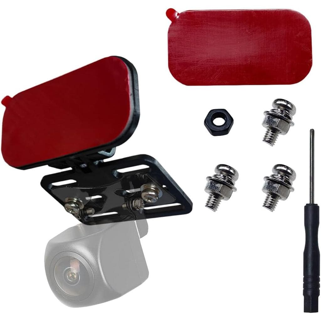 Suporte para Câmera Traseira de Carro, Suporte Ajustável para Câmera de Ré de Veículo, Suporte Adesivo Forte para Câmera