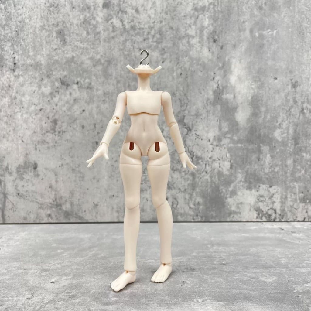 Figura Articulada Do Corpo Da Boneca BJD De 16 Cm-Base Posável DIY , Estrutura De Fio De Alumínio Sem Rosca