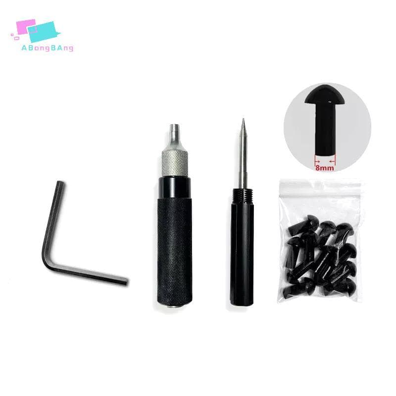 Abongbanghn 1 Conjunto De Ferramentas Para Reparo De Pneus De Motocicleta E Carro , Kit De Roda De Pneu , Plugue De Cogu