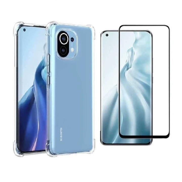  Película e Capa Capinha Xiaomi Mi 11 Lite/MI11 Lite 5G.