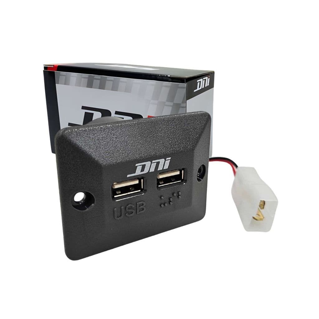 Tomada Carregador Veicular Conversor Bivolt 12/24v Saídas Dupla USB Embutir Van Ônibus Motorhome