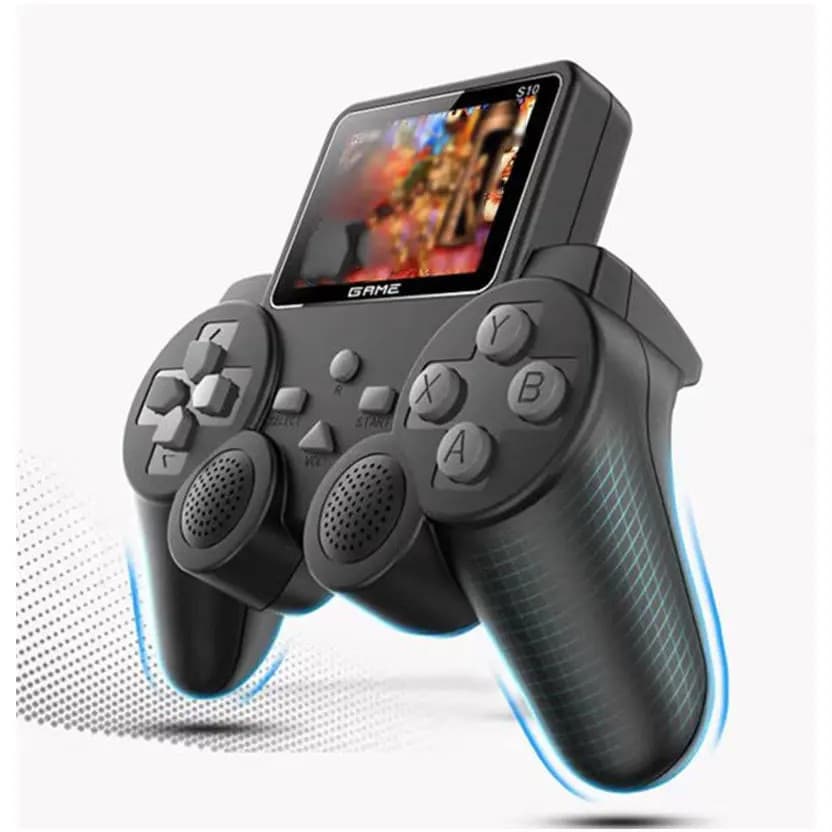 Controle de Vídeo Game Retro com Tela Led e 520 JogosS10 1-controle /2-controle