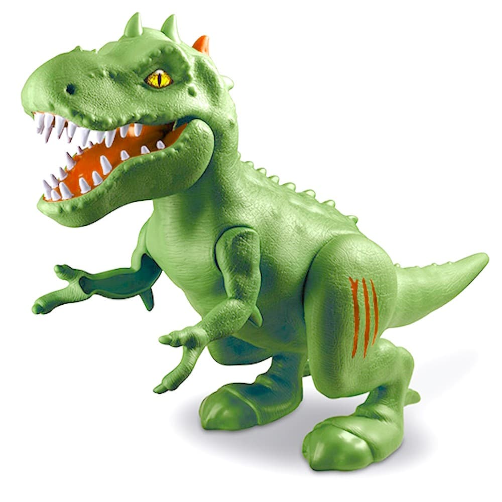 Dinossauro de Brinquedo Tiranossauro Rex Grande 35cm Corpo e Boca Articulada Realista