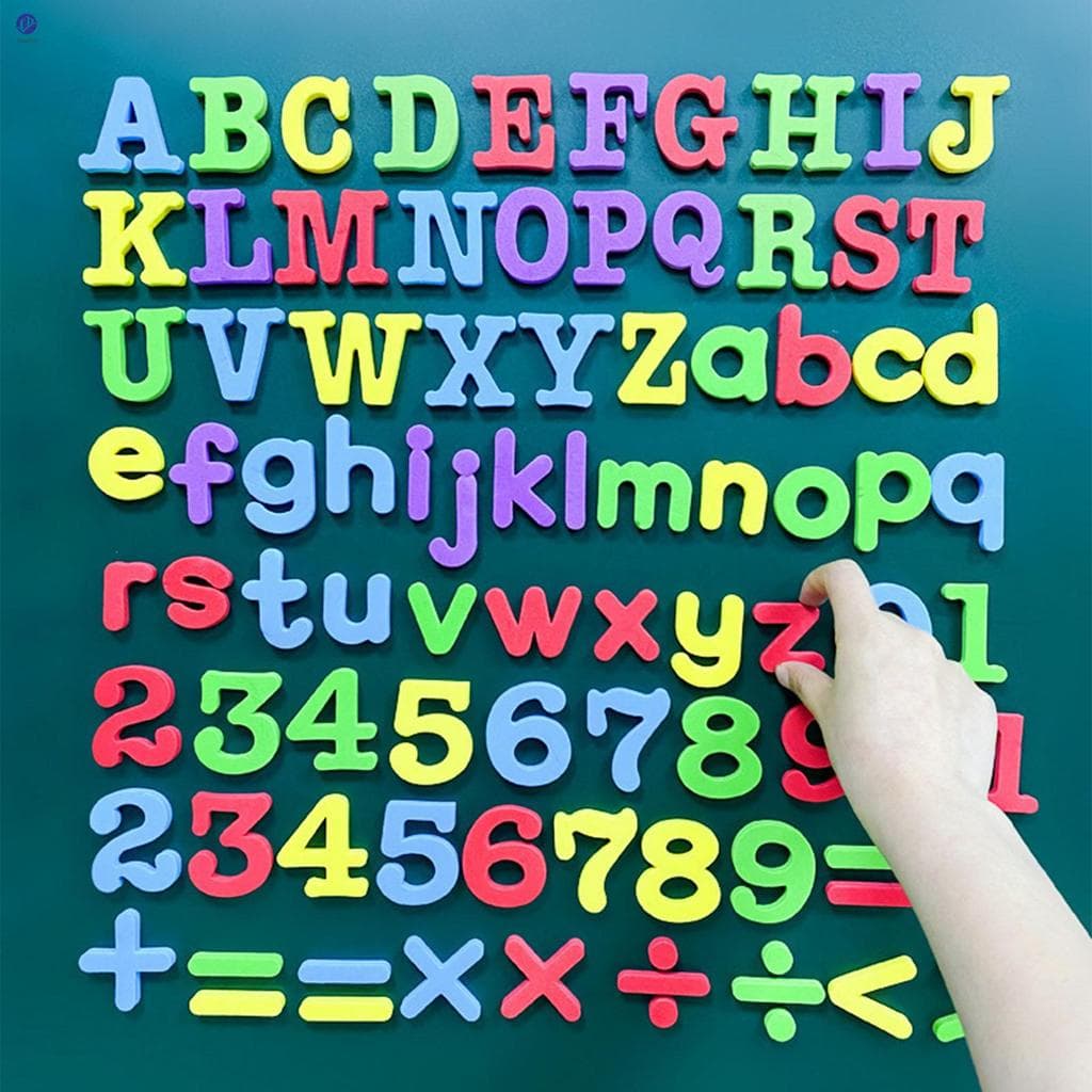 Letras Números Ímãs De Geladeira Brinquedos Educativos Criativo Coloridas Brinquedo Para Crianças Educativo Presentes