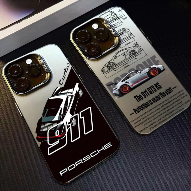 Capinha Samsung Carro esportivo Porsche 911 Para Samsung A15 A16 A34 A54 A23 A05 A55 A35 S24 S25 TPU anti-impacto