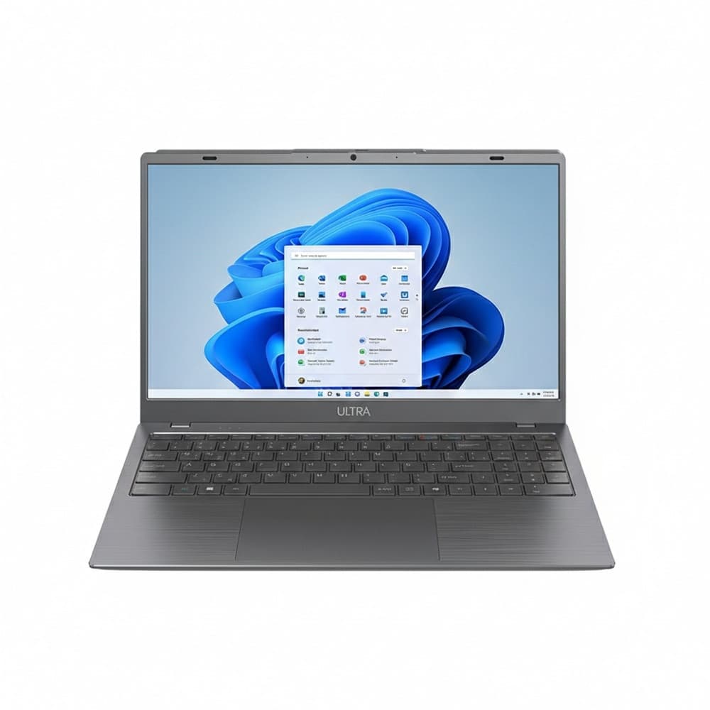 Notebook, Windows 11 Home, Tela 15.6 Pol. FHD, Pentium Gold 6500Y, 4GB, 128GB eMMC Cinza Ultra - UB365