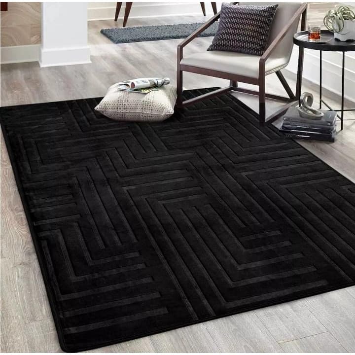 Tapete Itália 1,50 X 2,00 Para Sala Quarto Aveludado Antiderrapante