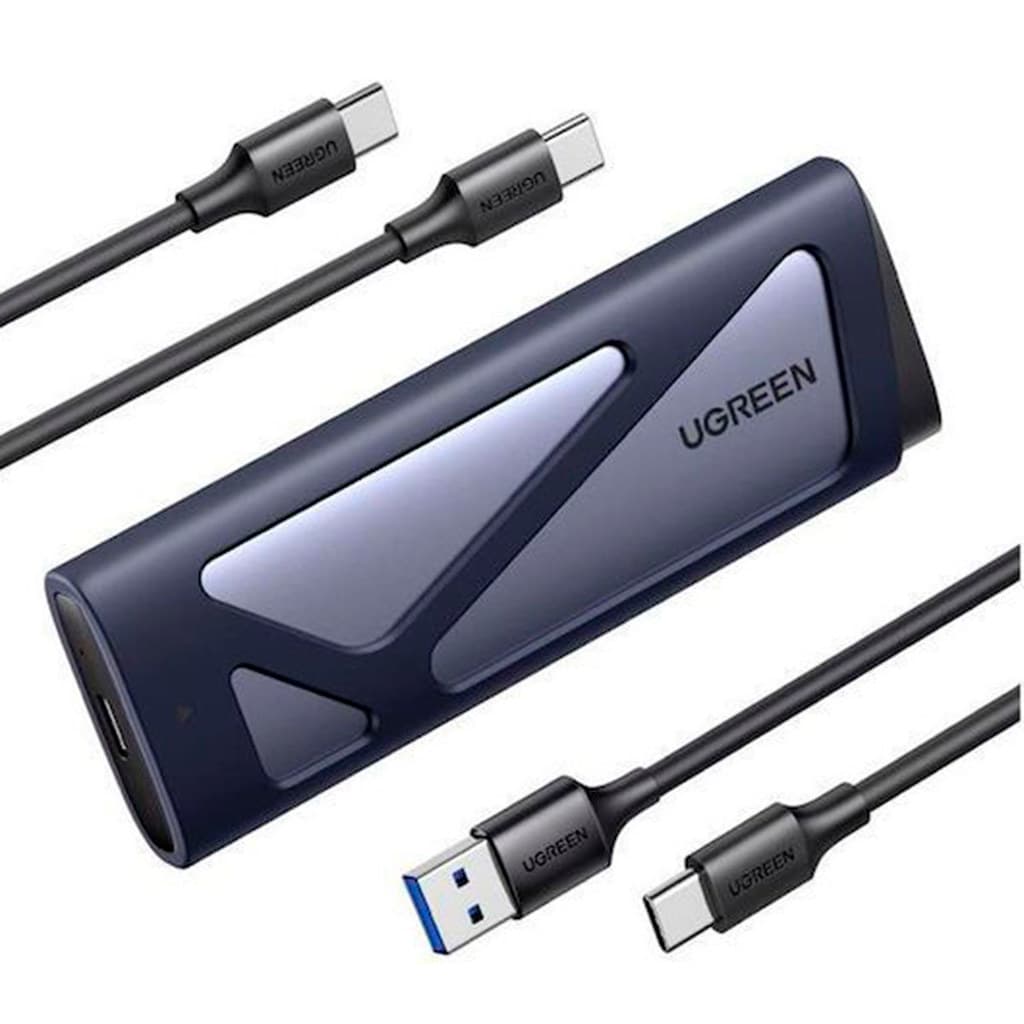 CASE PARA SSD M.2 EXTERNO TIPO C PARA NVME CINZA CM767 - 15813