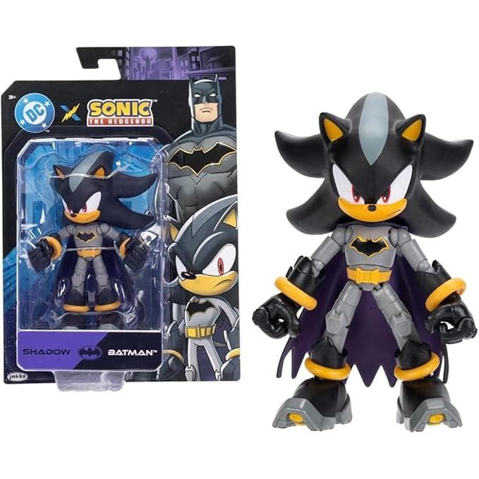 Boneco Sonic DC Shadow x Batman Figura Articulada 14cm - Sunny