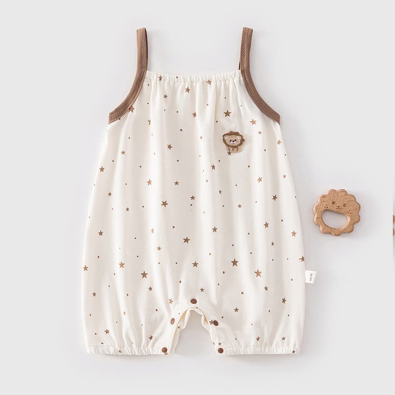 Bebê menina verão estilo fino macacão menina bonito roupas de bebê
