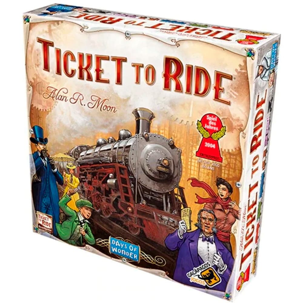 Ticket to Ride  Jogo de Tabuleiro Completo De 2 a 5 Jogadores Jogo Para Familia e Amigos
