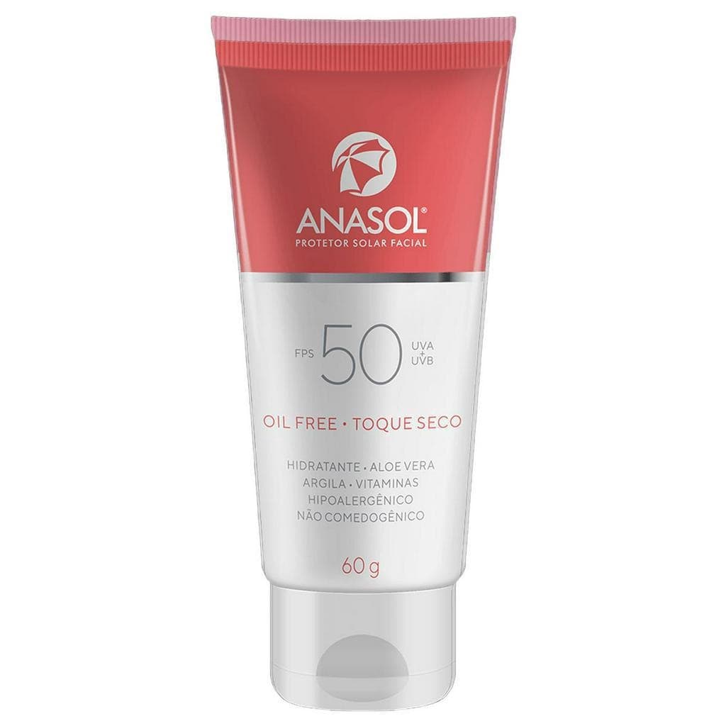Anasol Protetor Solar Facial FPS 50  Oil Free 60 g