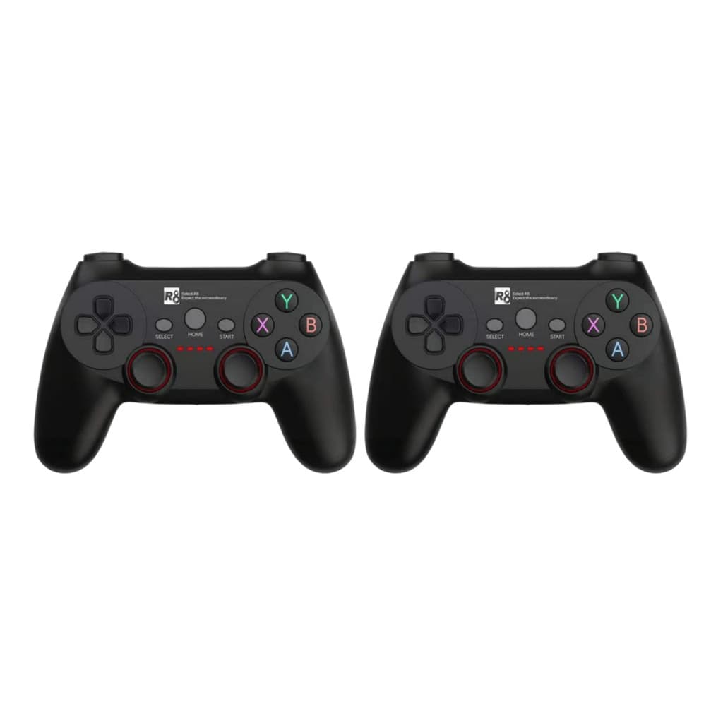 Kit 2 Controles Gamer Video Game Gamepad Sem Fio Wireless PC Android PS3 Tvbox Steam Epic