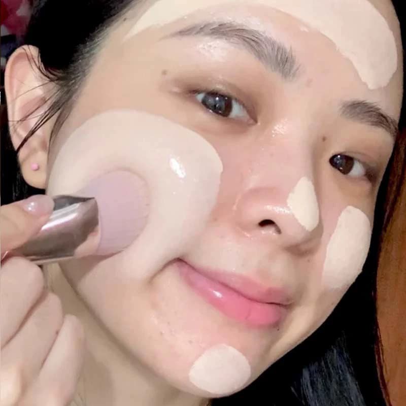 Drop Blush Líquido em Base!Corretivo de base líquida segurando maquiagem Blush corretivo de pele cremosa iluminando pele