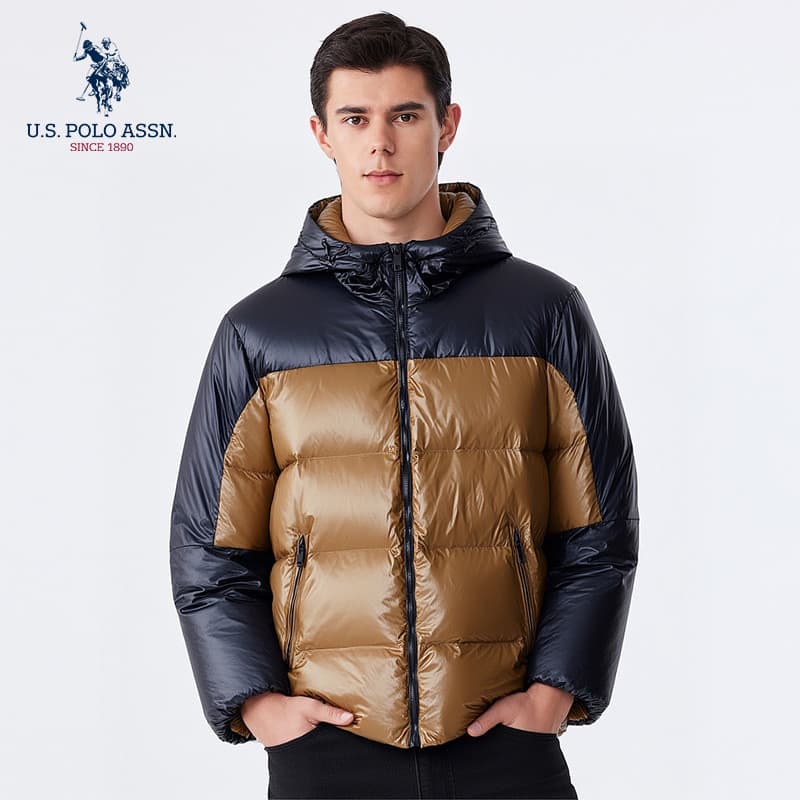 Uspoloassn American Poloassn Association Jaqueta masculina leve masculina curta novo estilo jaqueta de inverno jaqueta p
