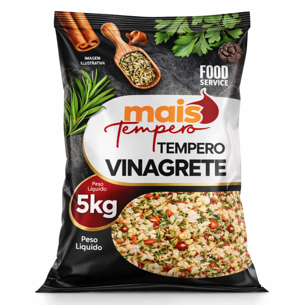 Tempero Vinagrete 5kg Mais Tempero Profissional Food Service - Oficial Mais Tempero