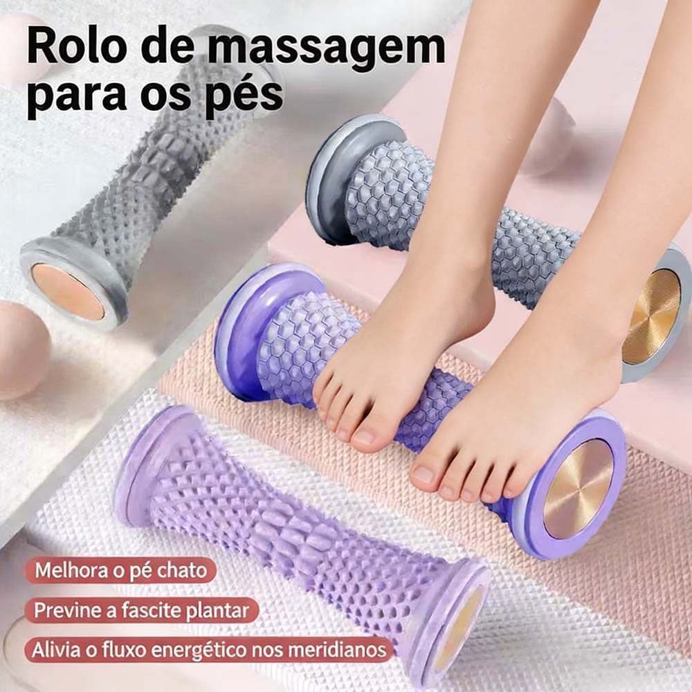 Massageador De Pés Rolo De Massagem Yoga Bola Fáscia Plantar Cuidados De Relaxamento Muscular