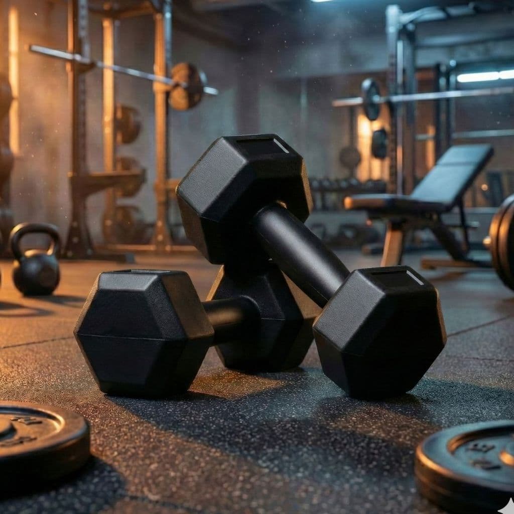 Kit Halteres de Academia 2kg Treino Par de Halteres Peso Musculação Exercício Halter Hexagonal
