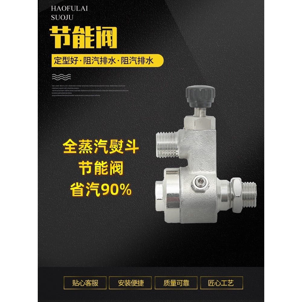 Válvula de poupança de energia de ferro a vapor completo válvula hidrofóbica válvula de drenagem acessórios de ferro a v