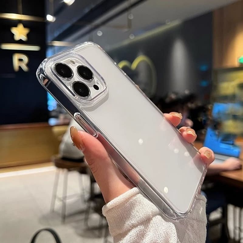 Capinha iPhone capinha case Acrílico transparente Compativel celular iphone 11 12 13 14 15 16 plus pr Ultra Resistente