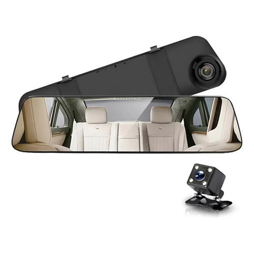 Retrovisor Gravador por Movimento Automotivo Câmera Traseira E Frontal Carro Segurança