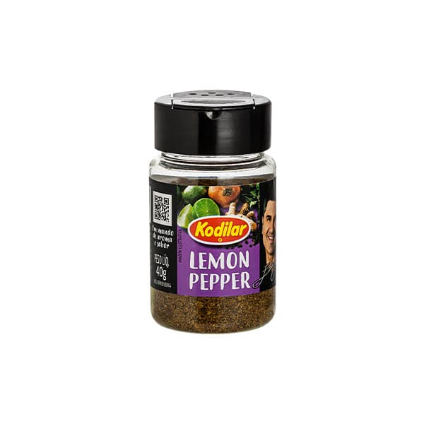 TEMPERO LEMON PEPPER FRASCO KODILAR 40g